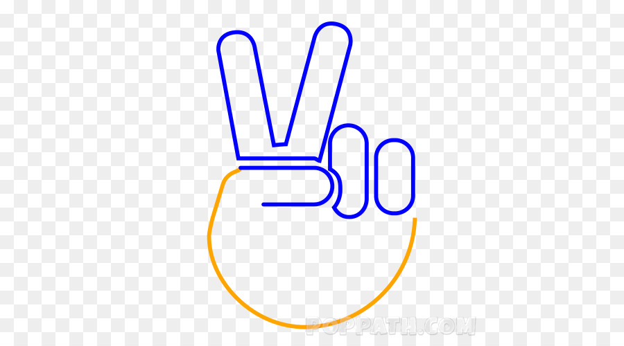 900x500 V Sign Peace Symbols Clip Art Drawing Emoji