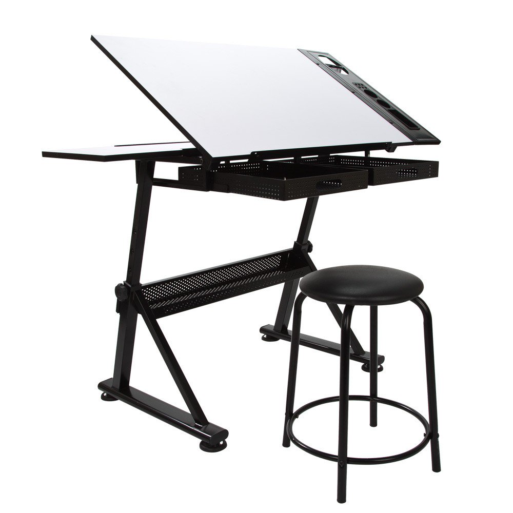 1000x1000 Drawing, Painting, Drafting Table Chair Set