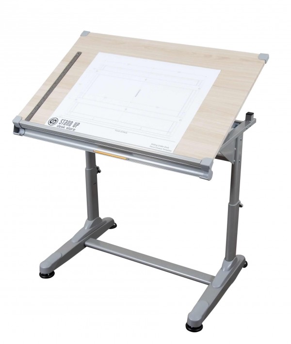 600x710 Height Adjustable Drawing And Drafting Table Stand Up Desk Store