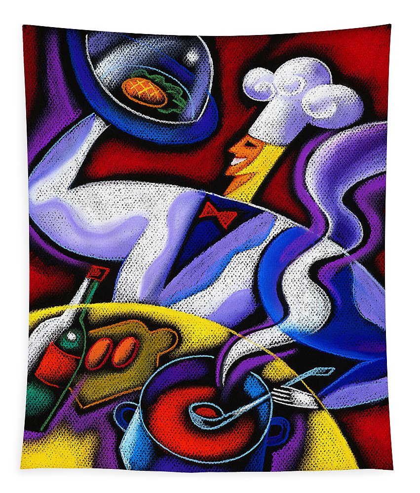 851x1000 chef tapestry for sale