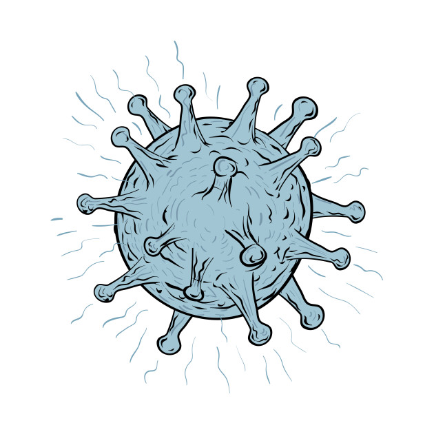 630x630 Virus Drawing