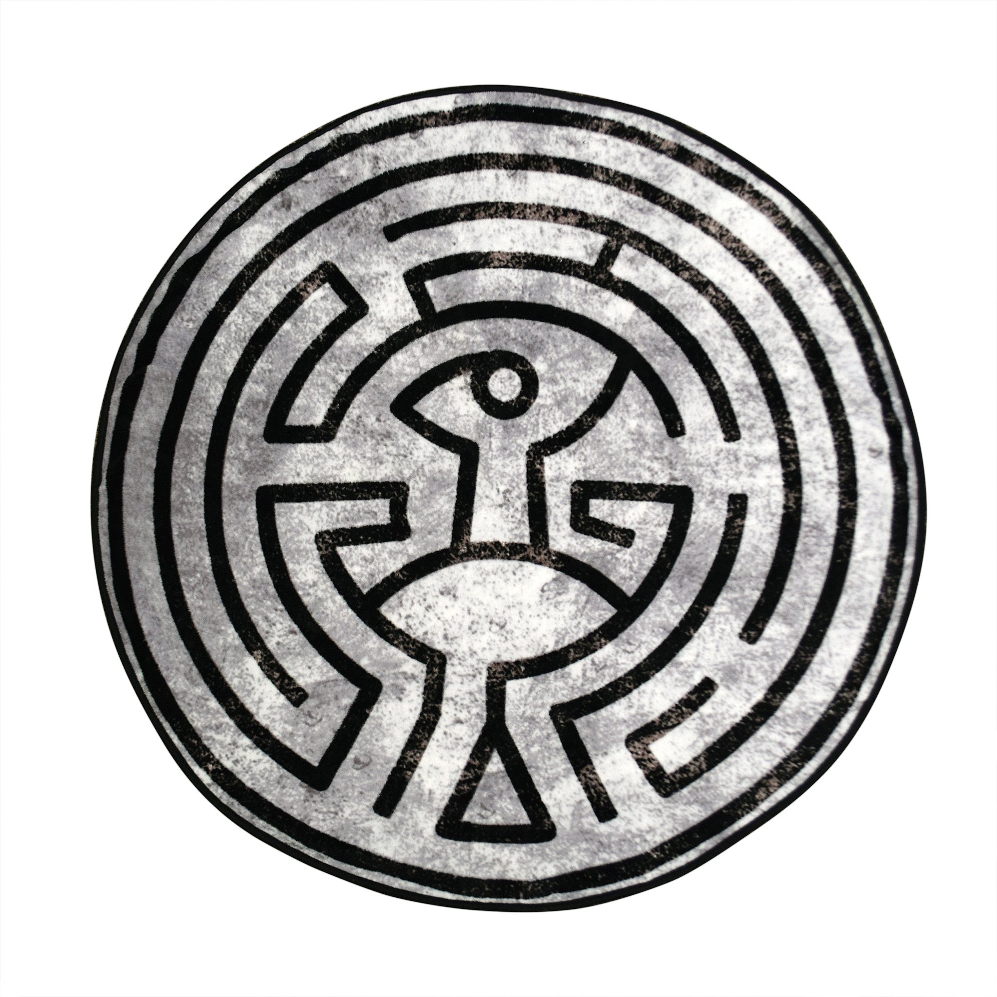 2048x2048 west world maze round blankettapestry