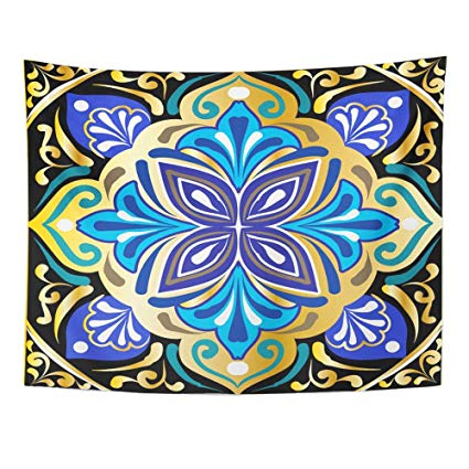 425x425 ygyurri wall tapestry blue abstraction drawing