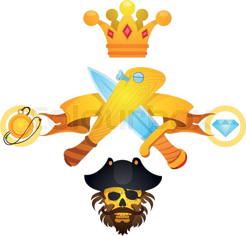 800x768 Sketch Of Tattoo With A Crown And A Stock Vector Colourbox