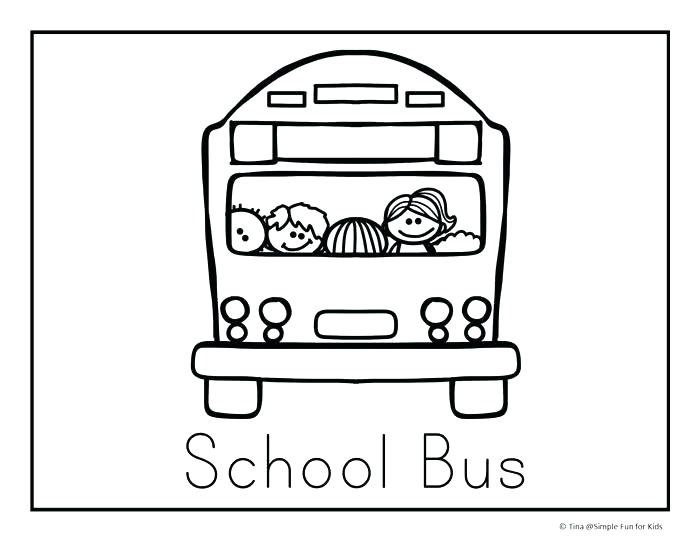 700x541 Free Printable School Bus Template