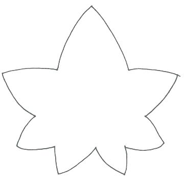 360x360 Grape Leaf Template