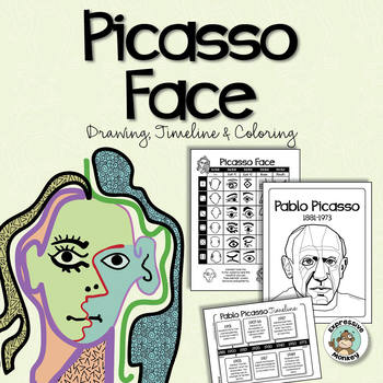 350x350 Pablo Picasso Portrait Drawing Research Lesson Tpt
