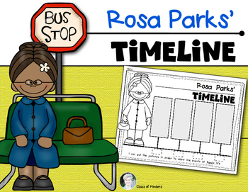 350x271 rosa parks {timeline} for kindergarten first grade social studies