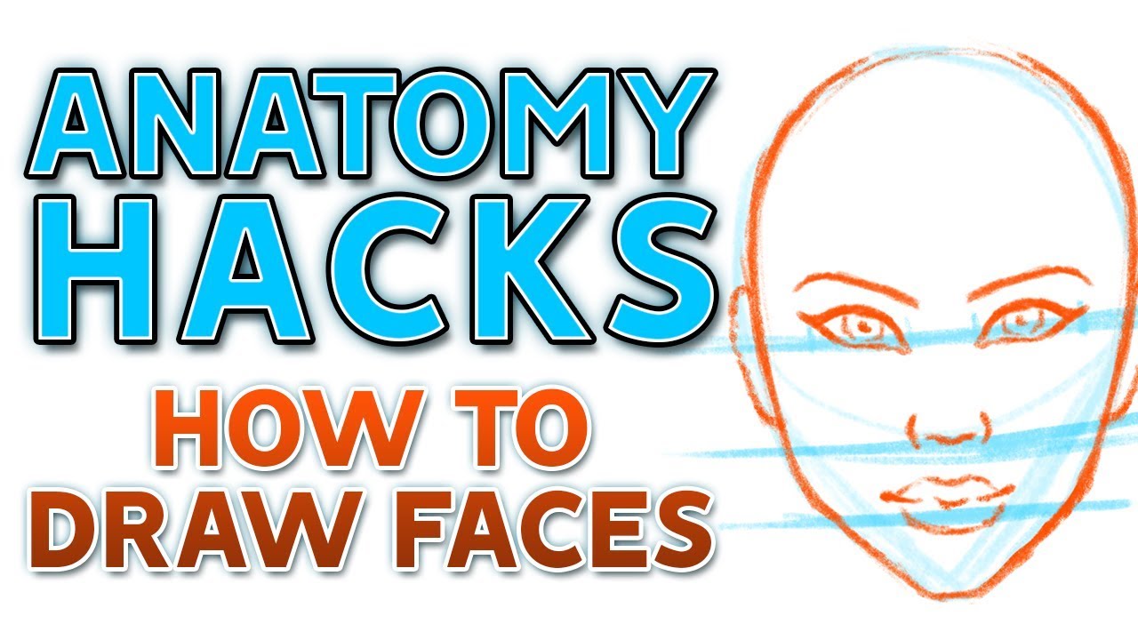 1280x720 Anatomy Hacks For Drawing Faces Tips Tricks