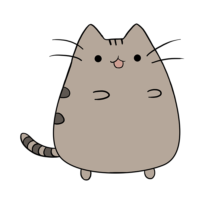 680x678 How To Draw Pusheen The Cat
