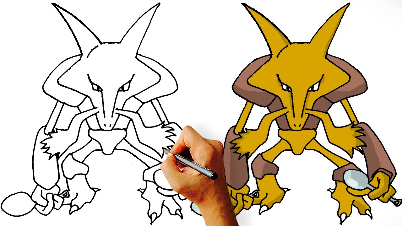 1280x720 How To Draw Alakazam