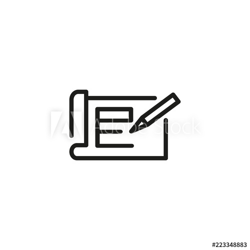 500x500 Pencil Drawing Construction Plan Line Icon Project, Drawing