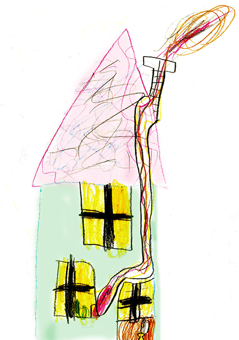 479x680 Child's Drawing Of A House Living Toronto