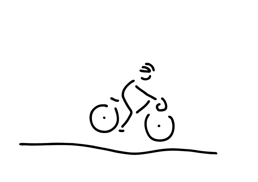 900x635 Bicycle Travel Racing Wheel Driver Drawing