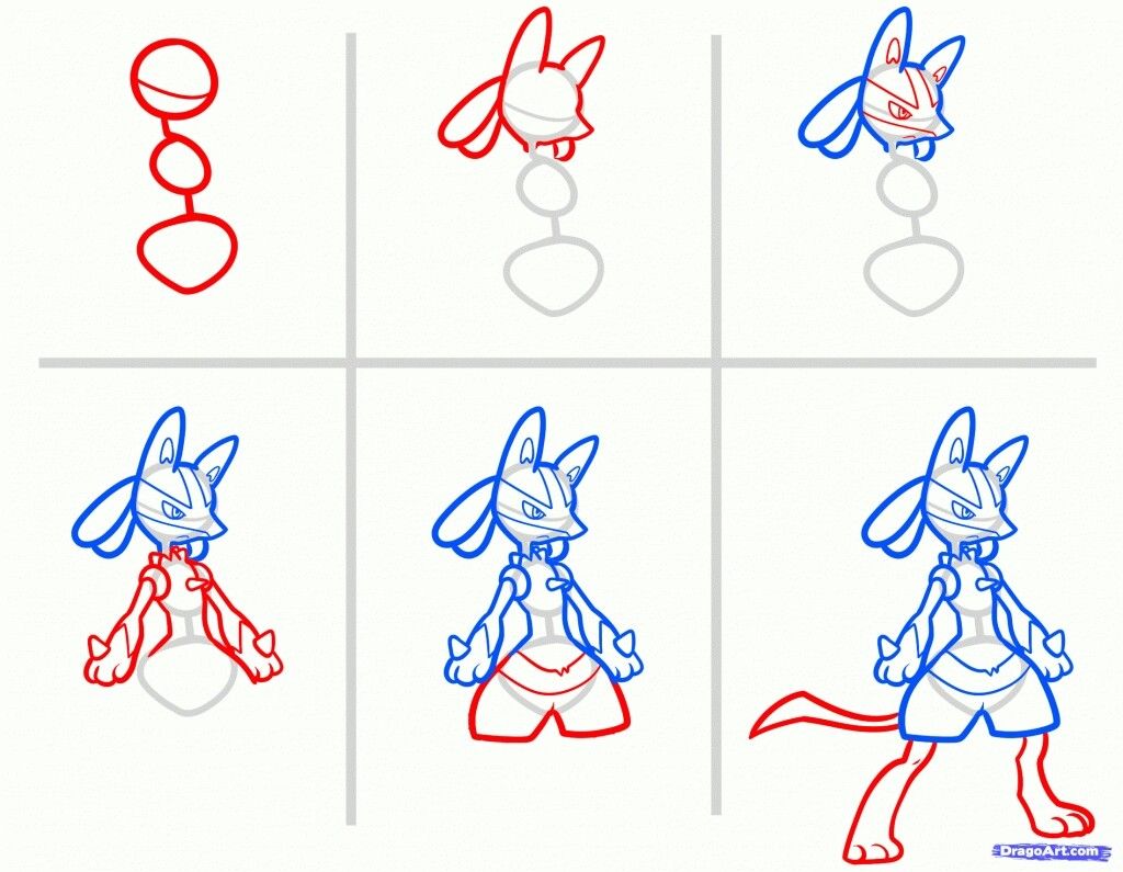 1024x795 How To Draw Lucario