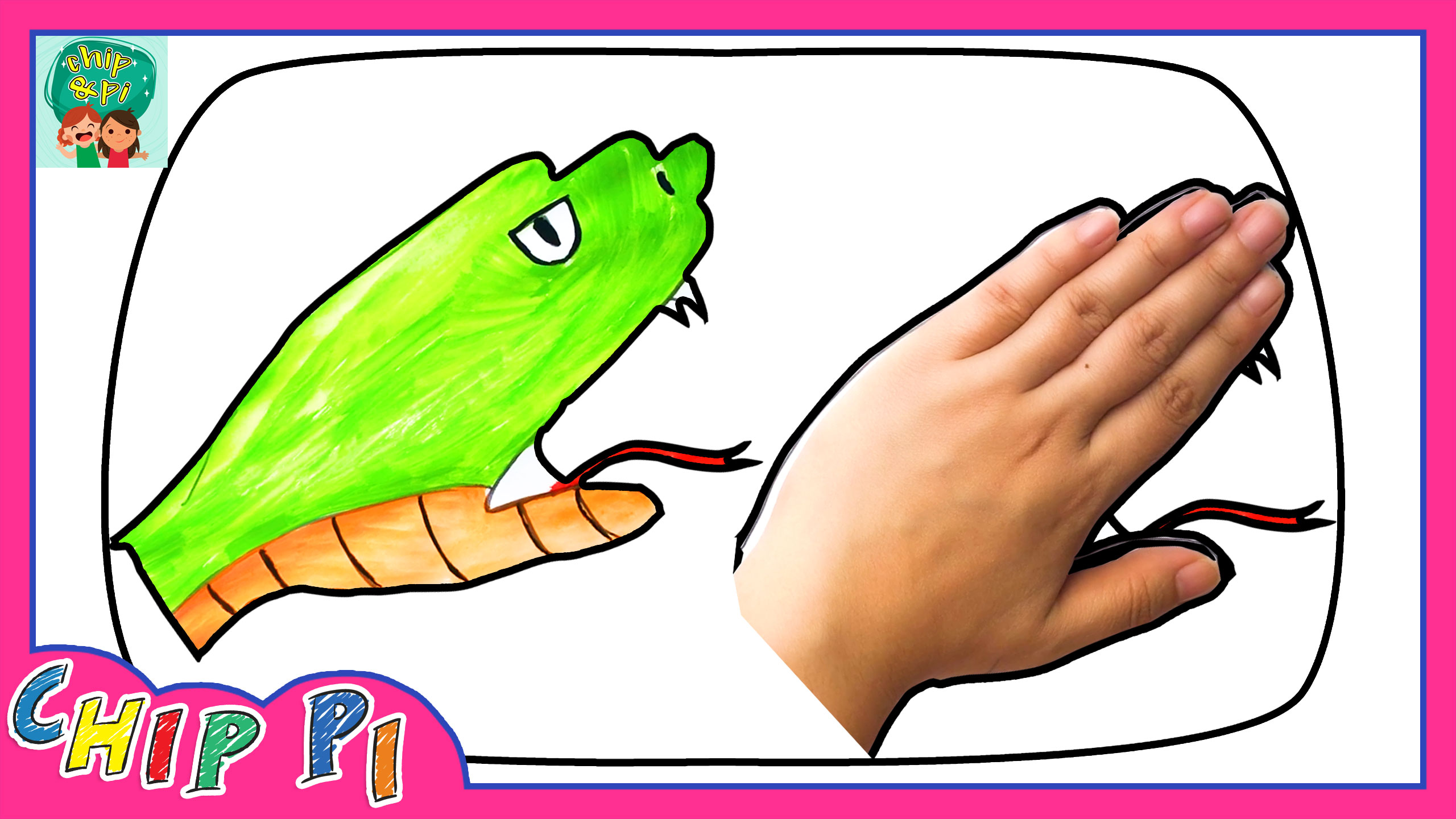 2560x1440 How To Draw A Snake Learn Coloring And Drawing Tricks For Kids