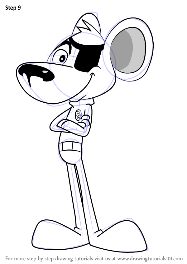 600x846 Learn How To Draw Danger Mouse