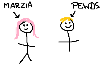 370x275 Hey Pewds I Made A Drawing Of U And Marzia Hope U Like It