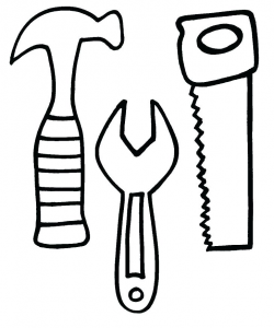 250x300 Utensils Clipart Coloring Page, Picture
