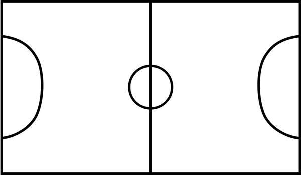 600x348 Beach Soccer Field Free Vector In Open Office Drawing