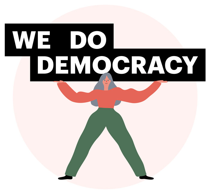 700x647 brand illustrations made for we do democracy