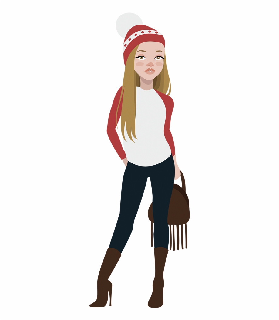 920x1055 Posh Girl Drawing Wall Sticker