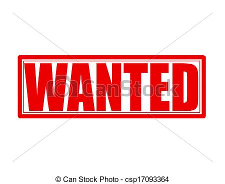 450x367 Wanted Stamp With Word Wanted Inside, Vector Illustration