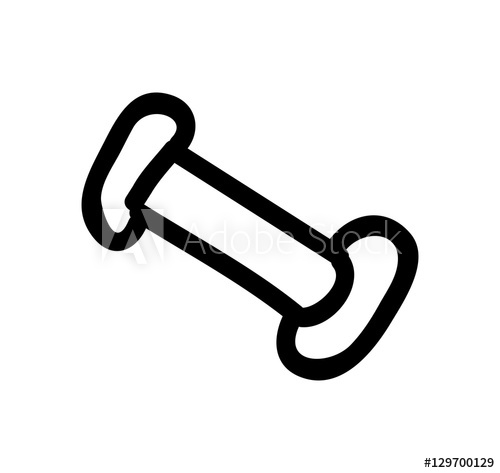 500x473 Weight Gym Drawing Icon Vector Illustration Design