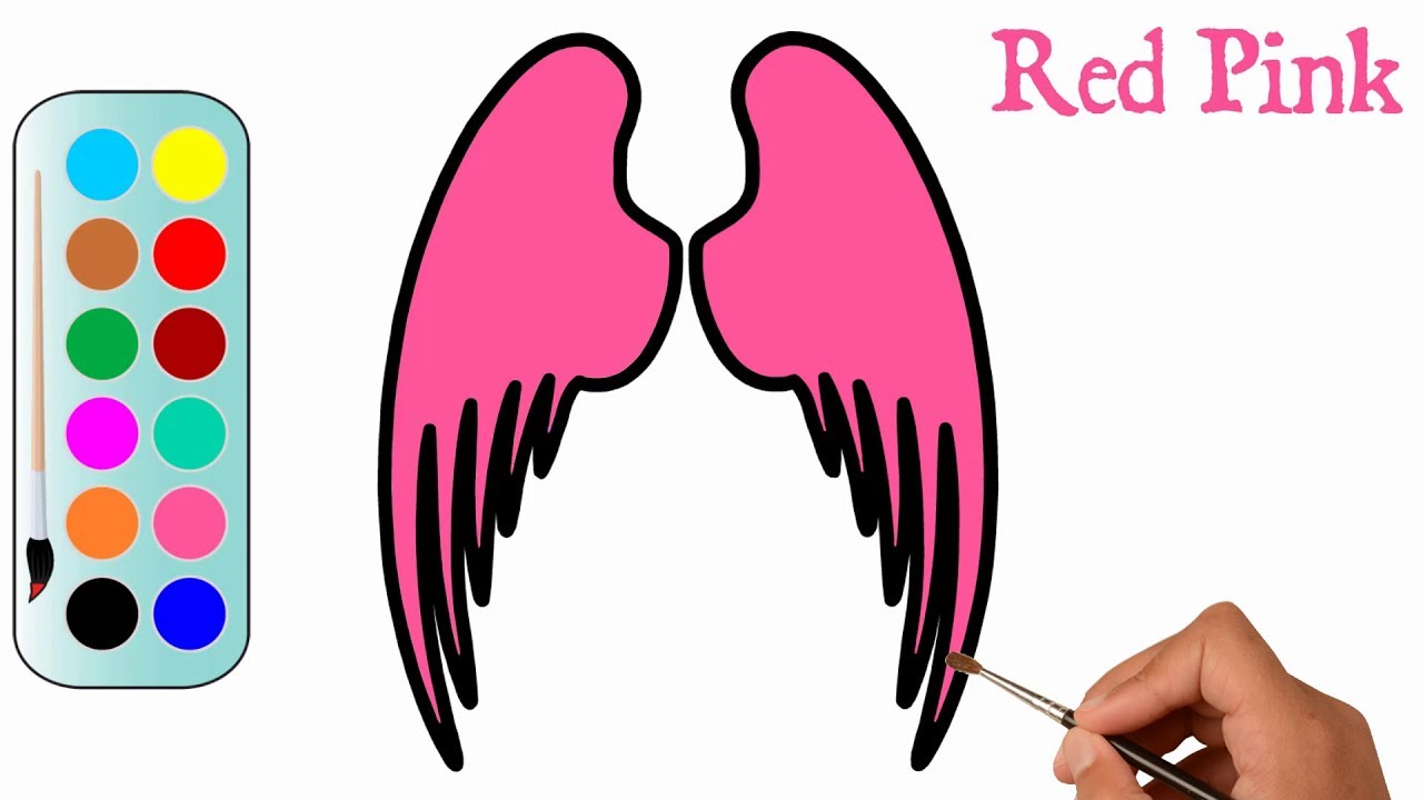 1280x720 Drawing Tutorial For Wings How To Draw A Wings Mhp Learning
