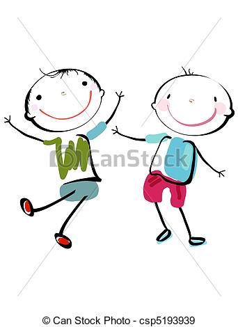 342x470 Image Result For Drawing Of A Boy Play With Friends Klasse