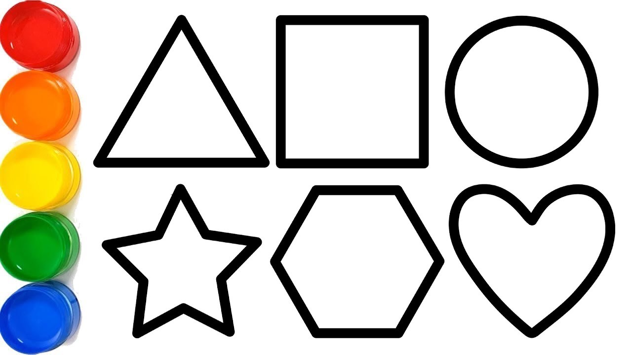 drawing with shapes for kindergarten