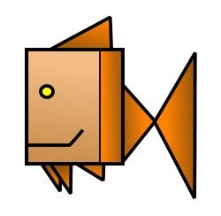 250x244 Drawing A Cartoon Gold Fish In Basic Drawing Lessons