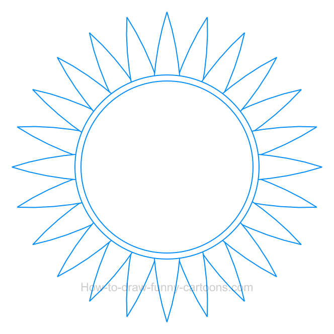 664x664 How To Draw A Sun Clip Art