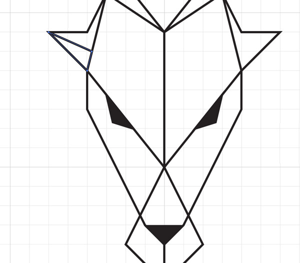 600x526 Triangular Drawing Made Up For Free Download