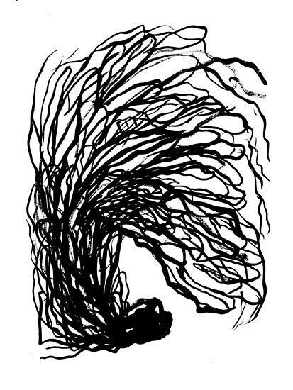 413x550 Black And White Minimal Abstract Painting Brushstrokes Urban