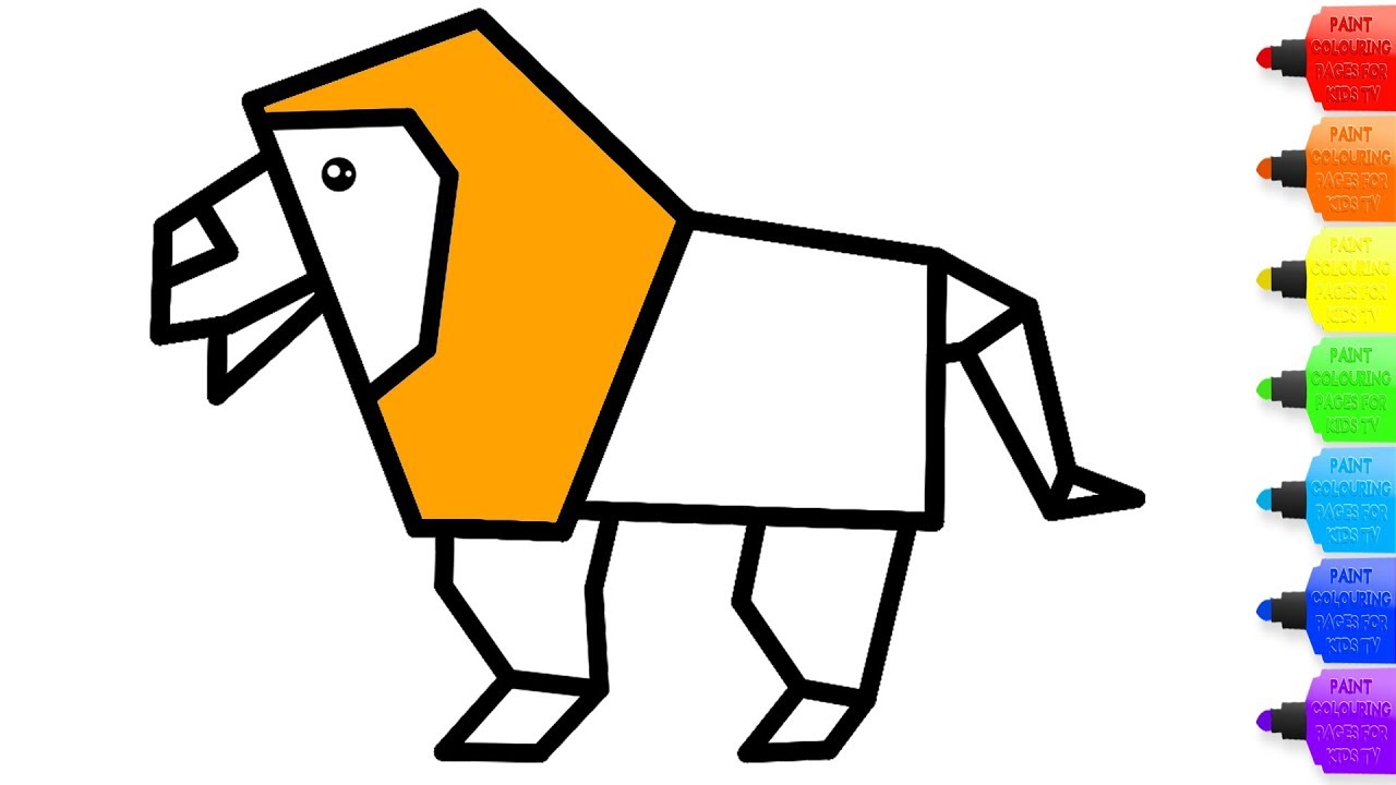 1280x720 Draw And Paint Animals How