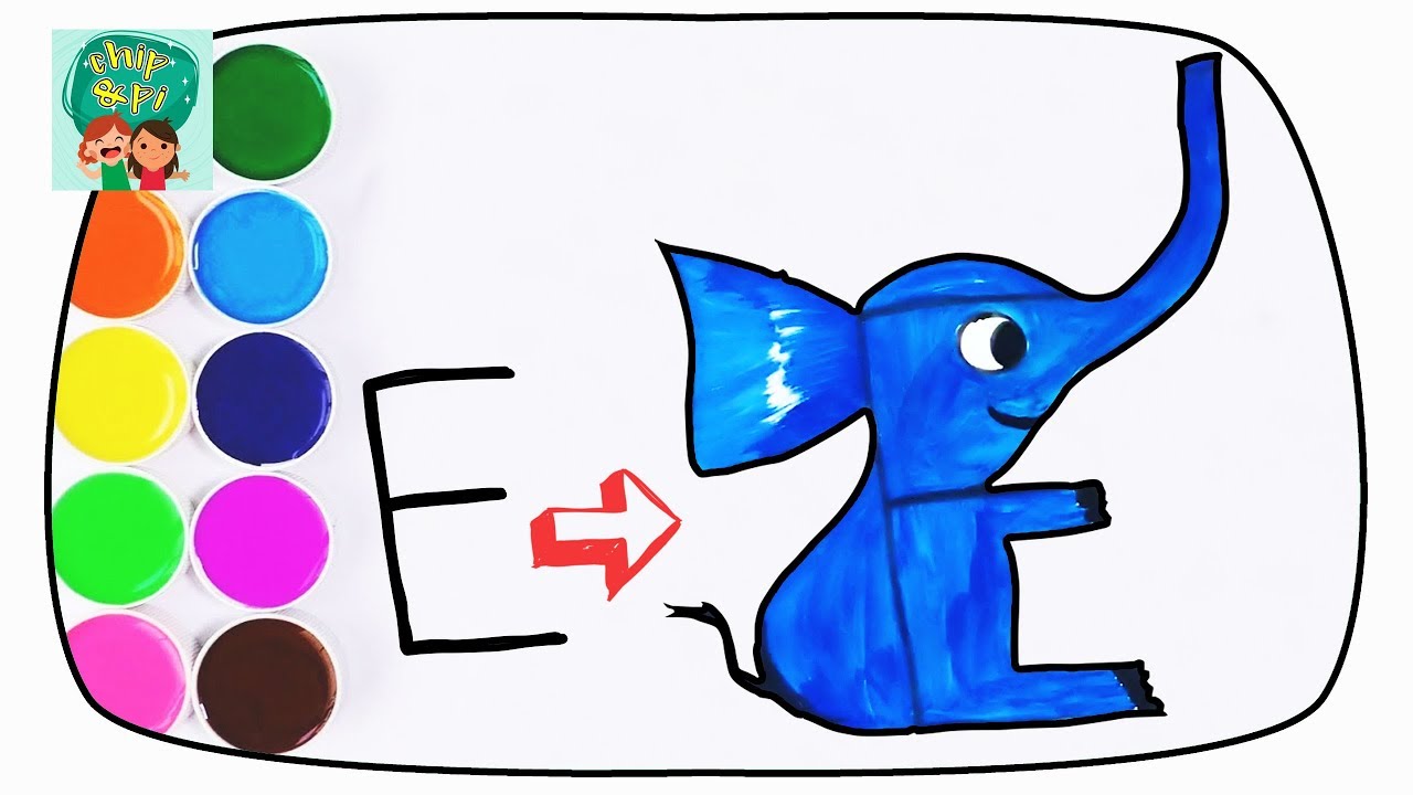 1280x720 How To Draw An Elephanta Easy Drawing Tutorials And Learn Color