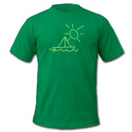 190x190 Shop Boating Drawing T Shirts Online Spreadshirt