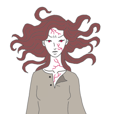 450x450 Drawing Teenagers Demon Frames Illustrations Hd Images