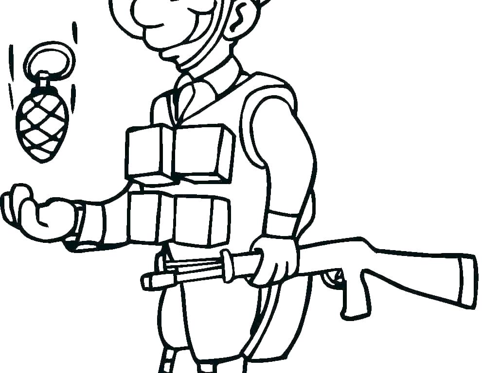 991x768 Coloring Pages Soldiers Military