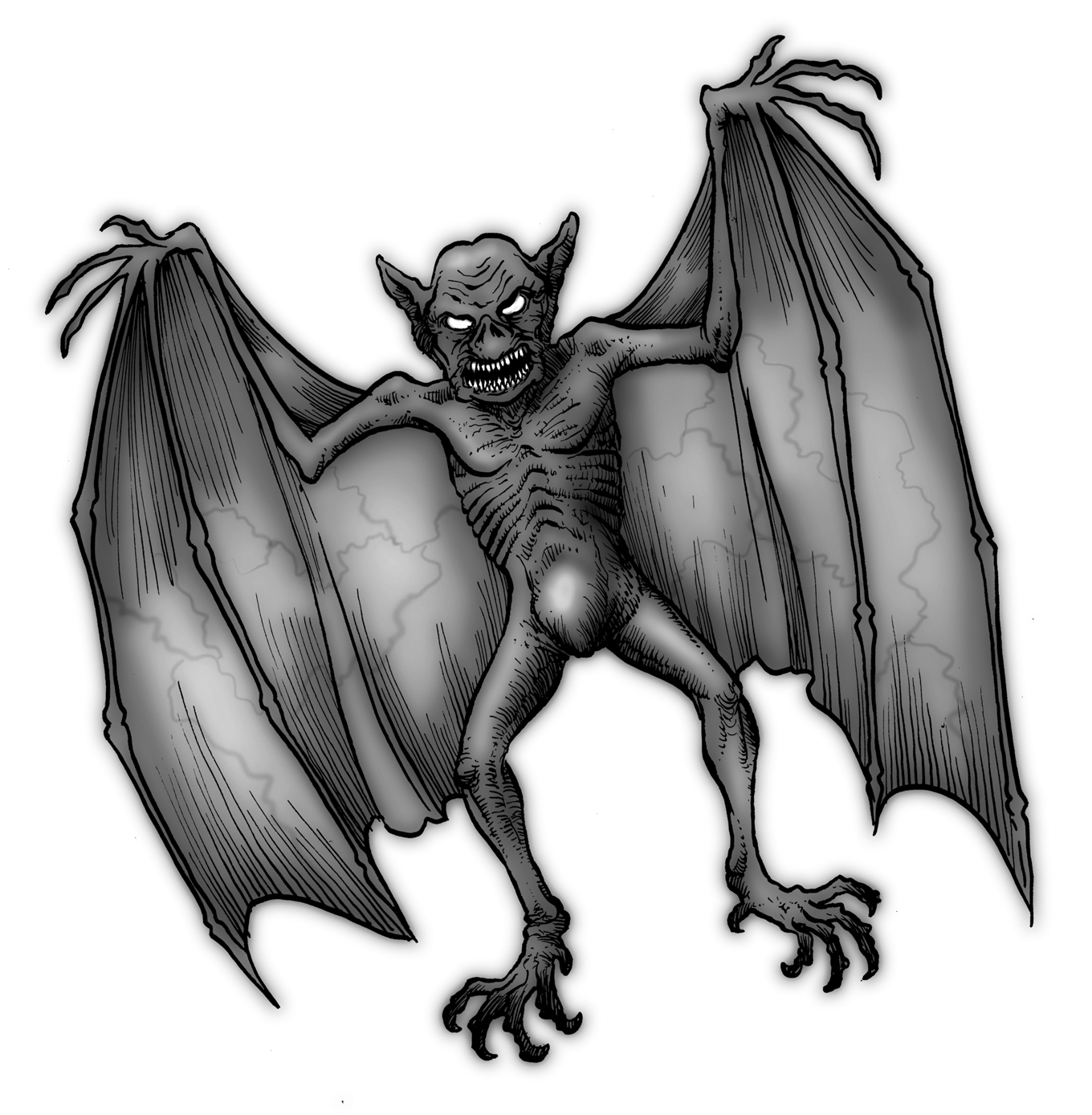 Drawings Of Evil Demons