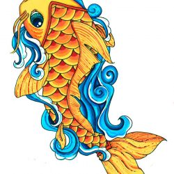 250x250 Color Drawing Of Flowers Pencil Artist Computer Board Art Picture