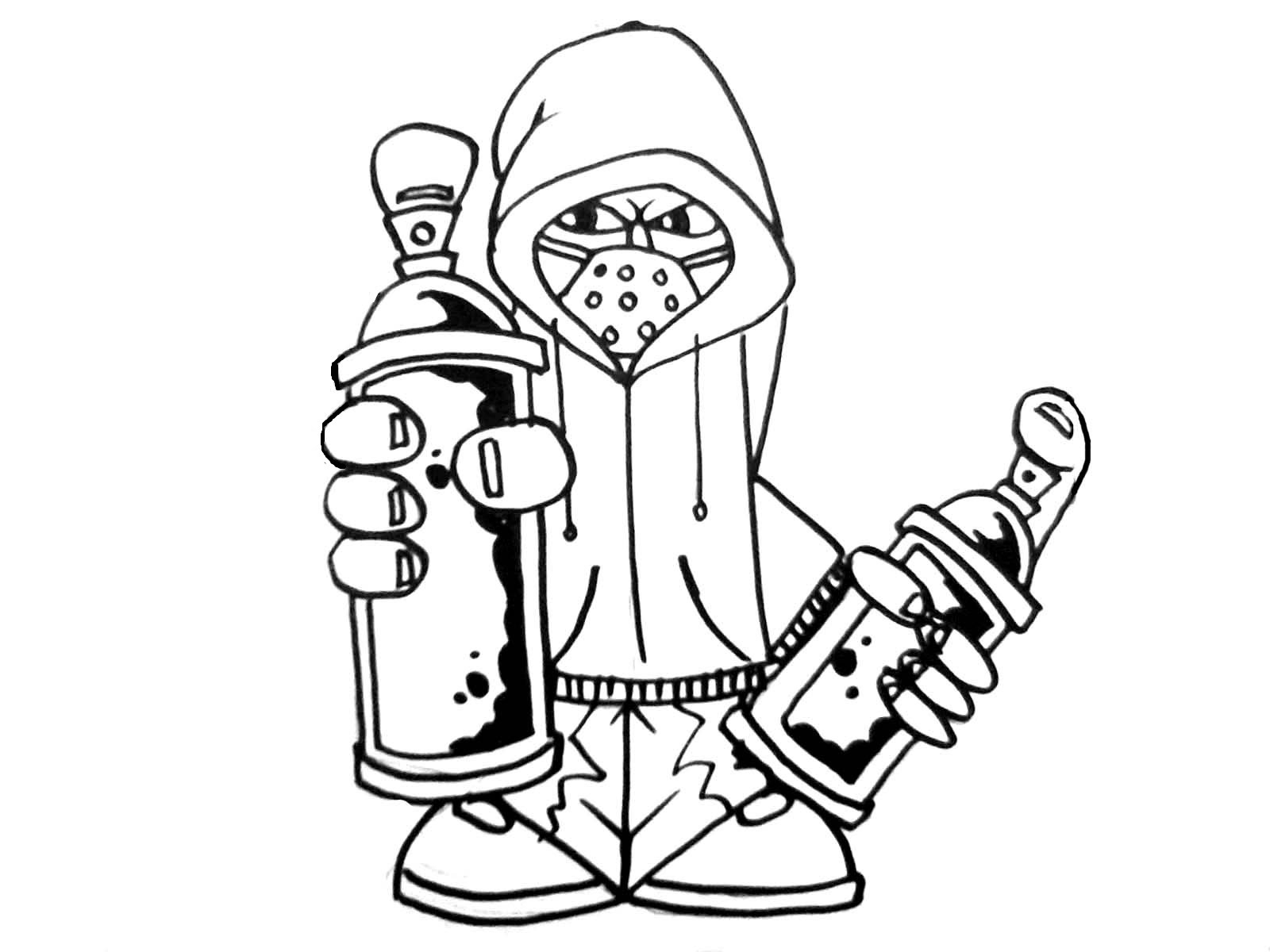 Drawings Of Graffiti Characters | Free download on ClipArtMag