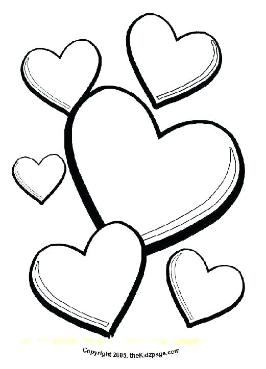 521x724 Printable Coloring Pages Hearts Roses