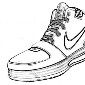 300x300 Gorgeous Coloring Pages Of Kd Shoes Copy Coloring Pages Nike Shoes