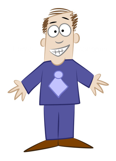 400x557 Drawing A Cartoon Man