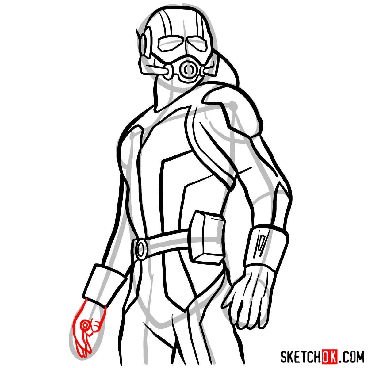 1200x1200 How To Draw Ant Man From Film