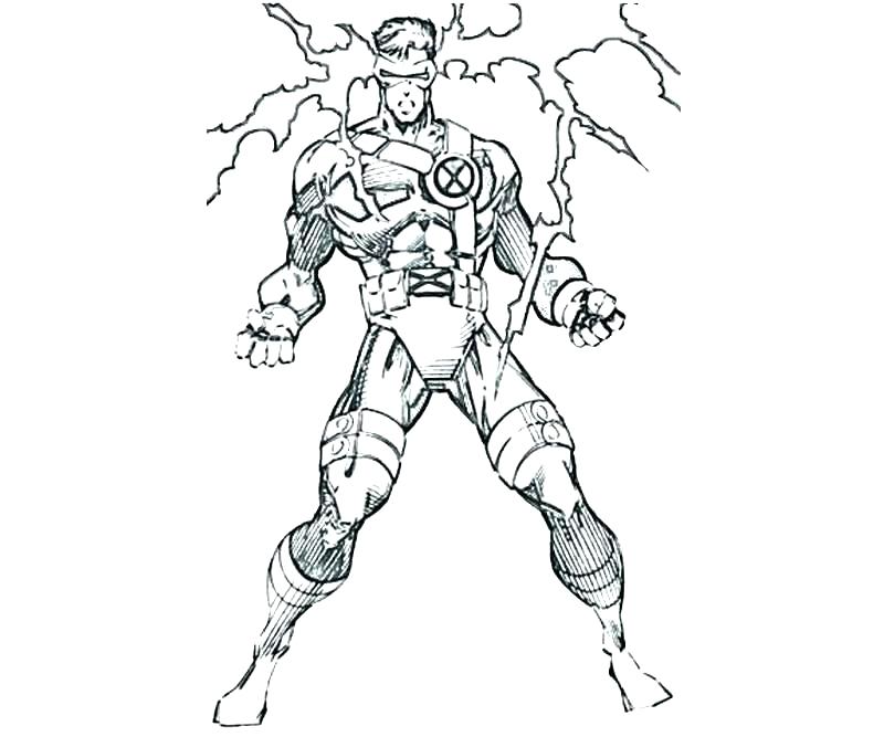 800x667 X Men Coloring