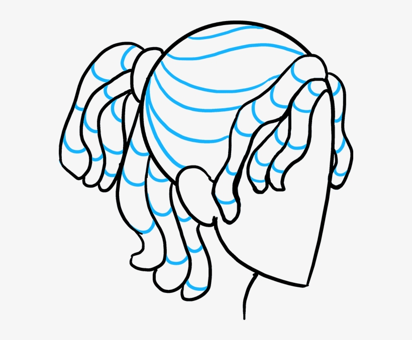 820x678 How To Draw Dreadlocks