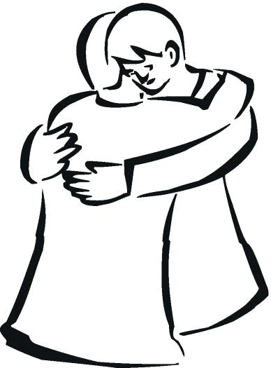 388x525 Drawings Of People Hugging